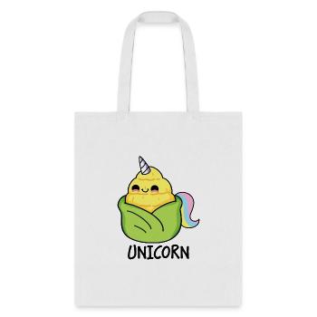 Funny Sweet Corn Uni-corn - Tote Bag - white - Front