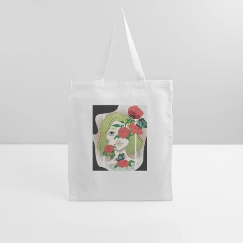 Girl with Rose Vine - Tote Bag