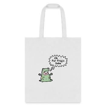 Oh FFS! For Frogs Sake Shirt – Funny Frog Lover - Tote Bag - white - Front
