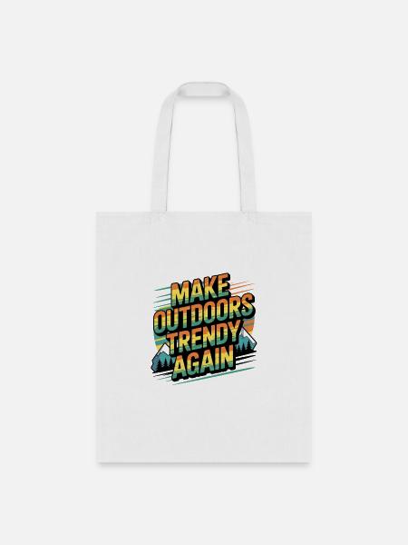 Outdoors - Tote Bag - white
