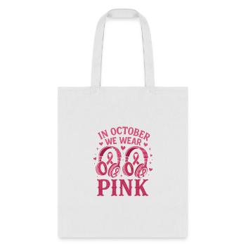 911 Dispatcher Awareness Tee - Tote Bag - white - Front
