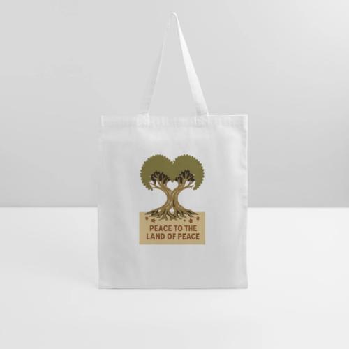 Peace To The Land Of Peace Tree Heart - Tote Bag