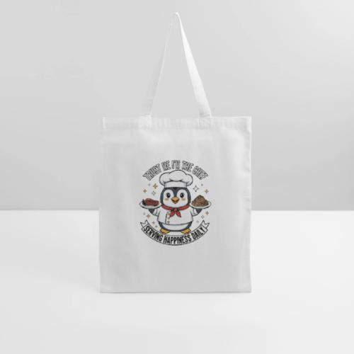 cute Penguin Chef-Funny Cartoon Daily Happiness - Tote Bag