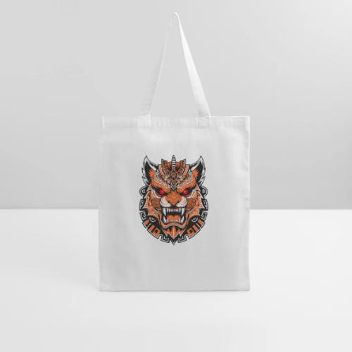 Tribal Demon Wolf Mask - Tote Bag