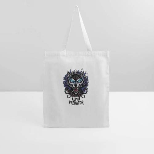 Alpha Predator Wolf Fierce Neon Eyes - Tote Bag