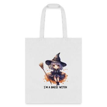 I m A Basic Witch - Tote Bag - white - Front