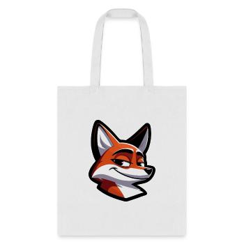 Smart Fox 2 - Tote Bag - white - Front