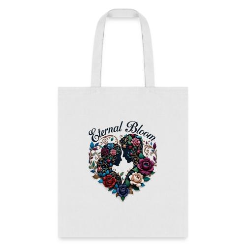 Eternal Bloom Embrace T-Shirt - Tote Bag
