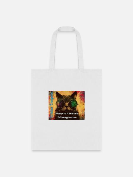 COOL CAT - Tote Bag - white
