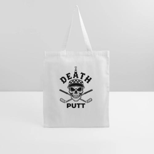 DEATH PUTT - Gothic Golf Gift Tee - Skull & Putter - Tote Bag