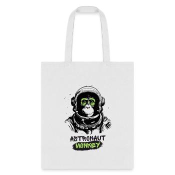 Astronaut Monkey - Tote Bag - white - Front