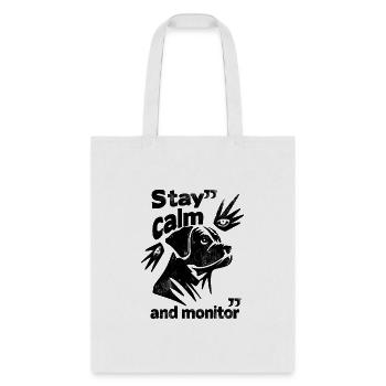Saty Calm And Monitor - Tote Bag - white - Front