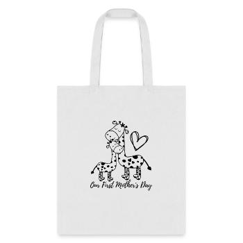 My First Mother's Day I Teeshirt for Mom I - Tote Bag - white - Front