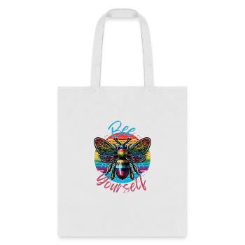 Be yourself - Tote Bag - white - Front