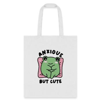 ANXIOUS but Cute - Tote Bag - white - Front