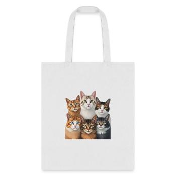 Funny Cats - Tote Bag - white - Front