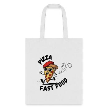 Pizza slice - Tote Bag - white - Front