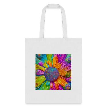 Fantasy Flower - Tote Bag - white - Front