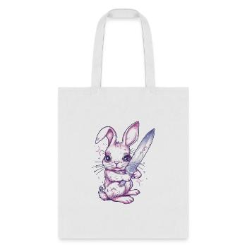 Blade Bunny - Tote Bag - white - Front