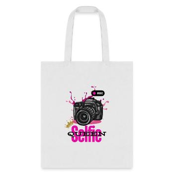 Selfie Queen - Tote Bag - white - Front