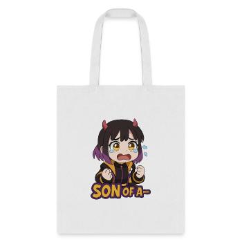 Rainhoe Mario Party Style Sticker SON OF A - Tote Bag - white - Front