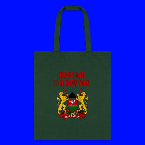 Kiss Me, I'm Kenyan - Tote Bag