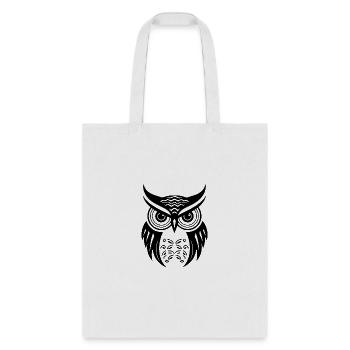 Owl Bird Birds - Tote Bag - white - Front