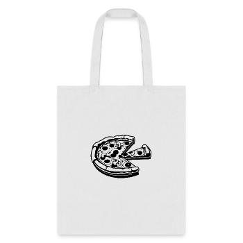 Pizza Slice Pizzeria - Tote Bag - white - Front