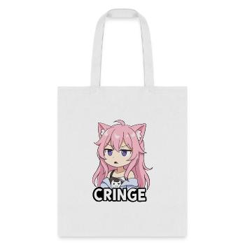 Nyatasha Nyanners Mario Party Style Sticker CRINGE - Tote Bag - white - Front