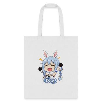 Usada Pekora Mario Party Style Sticker POG! - Tote Bag - white - Front