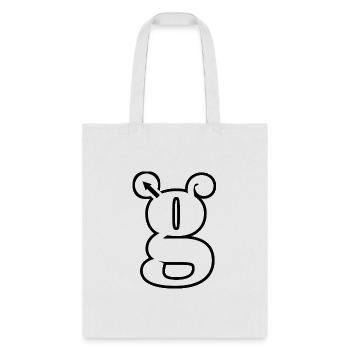 g - Tote Bag - white - Front