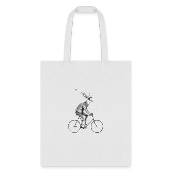 Even a Gentleman rides - Tote Bag - white - Front