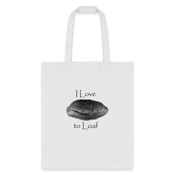 Love to Loaf - Tote Bag - white - Front