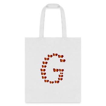 G butterfly - Tote Bag - white - Front