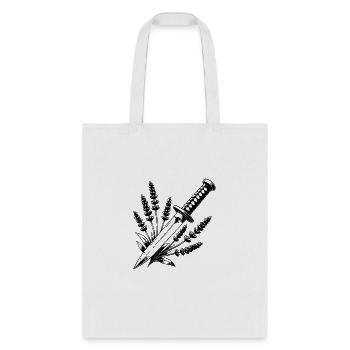 Blade & Bloom - Tote Bag - white - Front