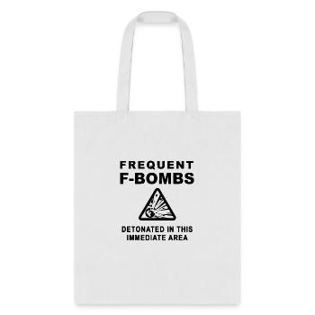 F Bomb Area - Tote Bag - white - Front