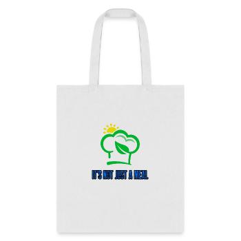 Vegan: it's not just a meal - Tote Bag - white - Front