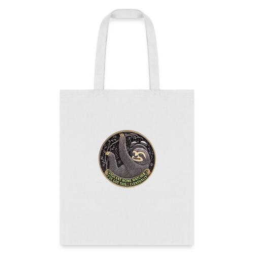 Sloth Home Watcher T Shirt - Tote Bag