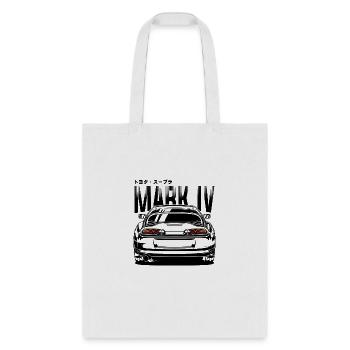 Toyota Supra Mk4 Car - Tote Bag - white - Front