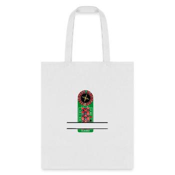 Roulette casino banner - Tote Bag - white - Front