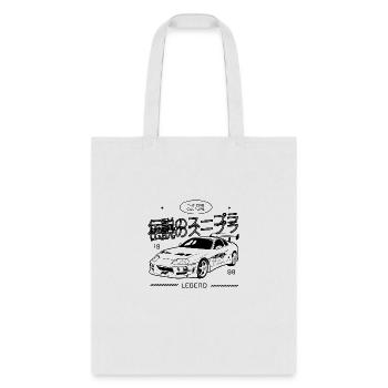 Toyota Supra MKIV Legend Car Unisex Hoodie - Tote Bag - white - Front