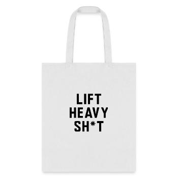 Lift Heavy - Tote Bag - white - Front