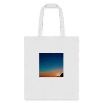 the evening sunset - Tote Bag - white - Front