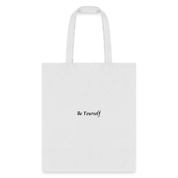 Be Yourself - Tote Bag - white - Front