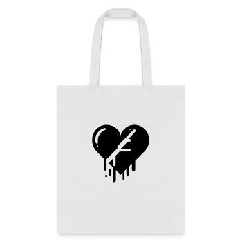 Heart broken hearts vector path15 - Tote Bag - white - Front