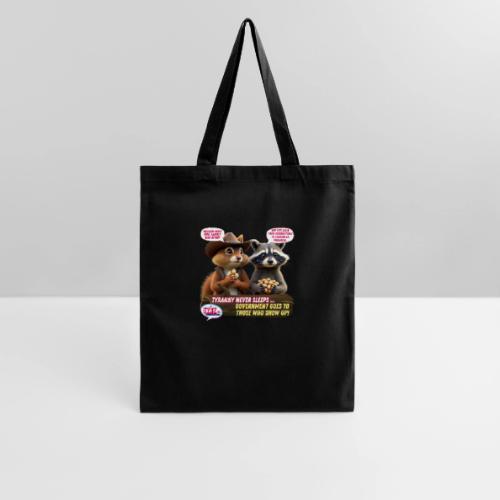 Freedom Squirrel and Raccoon - Tote Bag