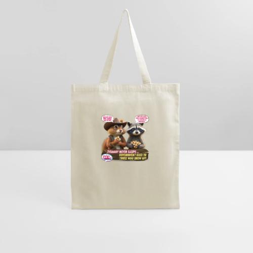 Freedom Squirrel and Raccoon - Tote Bag