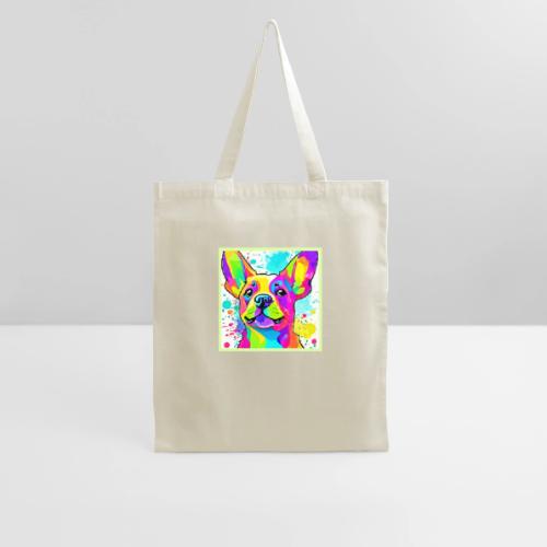 Vibrant Frenchie Bulldog Puppy Art - Tote Bag