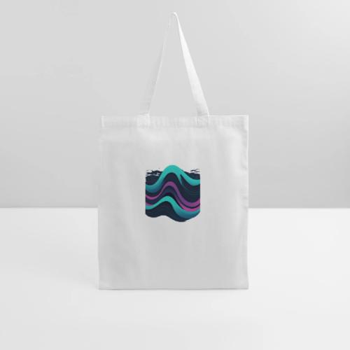 Abstract Wavy Ocean Pattern - Tote Bag