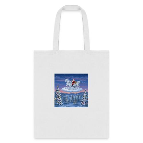 WinterHarbor Snowboat Art Tee - Tote Bag
